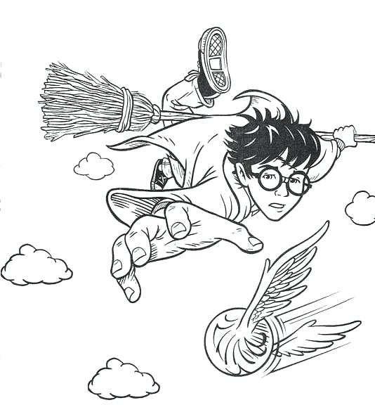 534x576 Harry Potter Coloring Pages