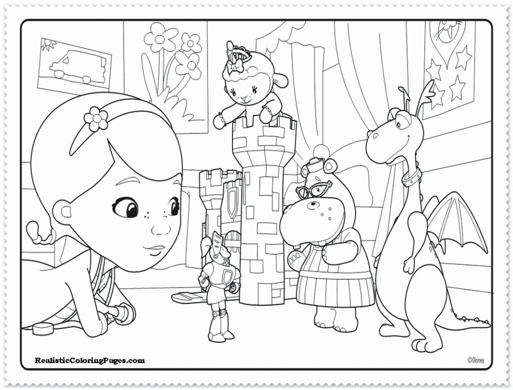 1024x778 Obsession Doc Mcstuffins Coloring Page Pages O