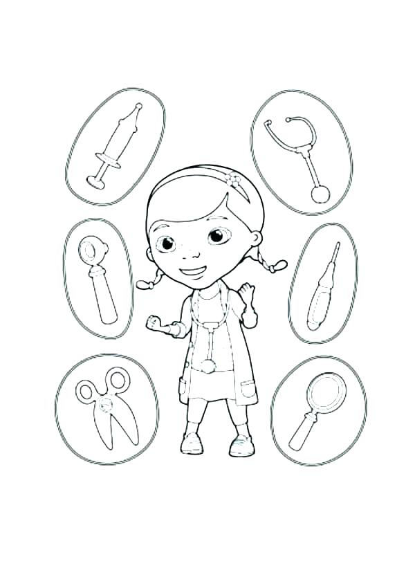 600x834 Doc Mcstuffins Coloring Coloring Pages Doc Coloring Sheets Doc