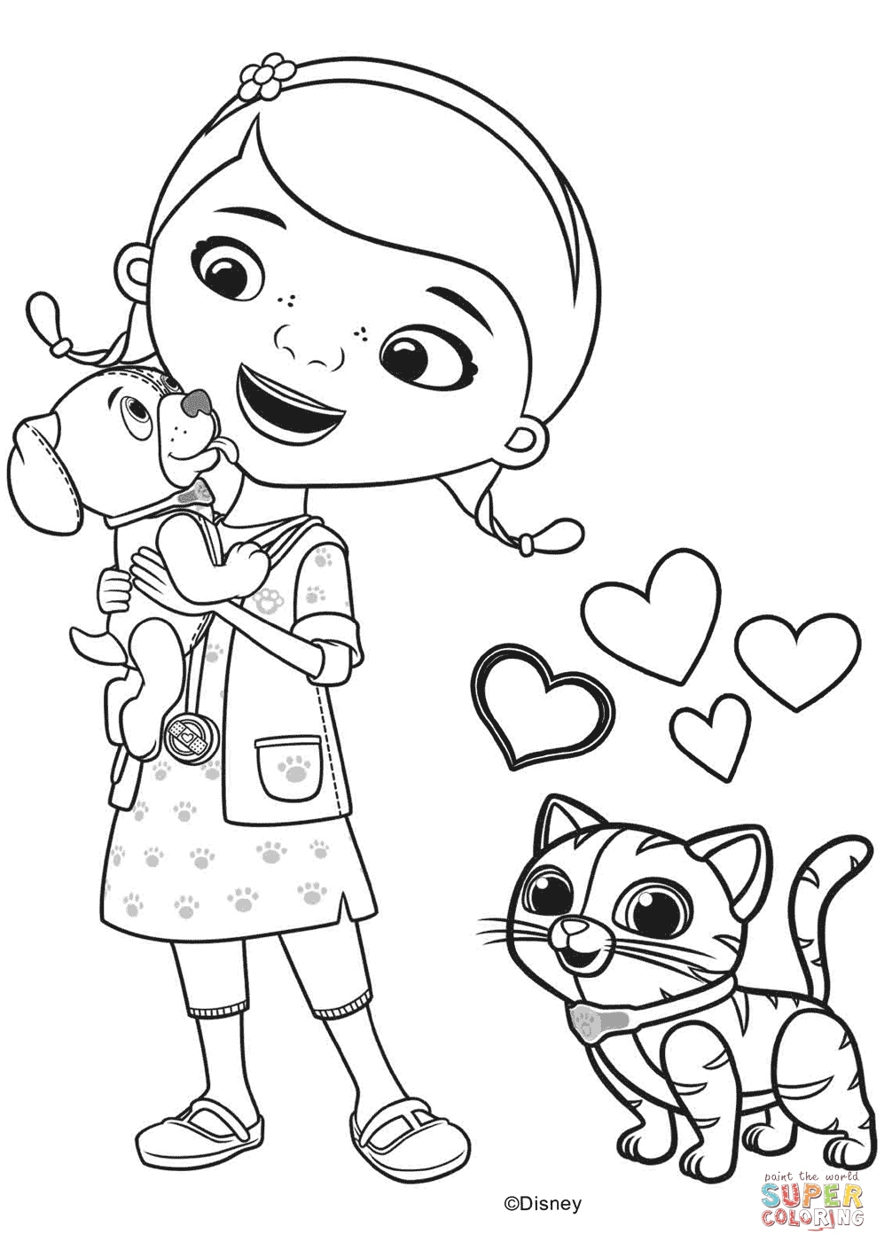 997x1410 Doc Mcstuffins Coloring Page Elegant Doc Mcstuffins With Findo