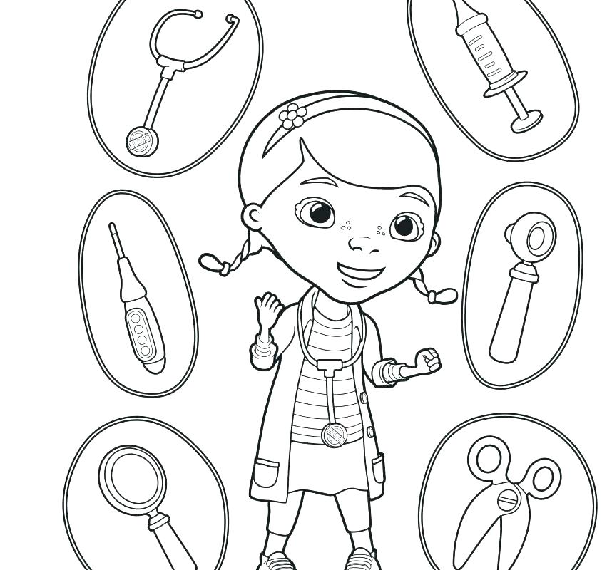 851x800 Doc Mcstuffins Coloring Pages Doc Coloring Pages For Doc Coloring