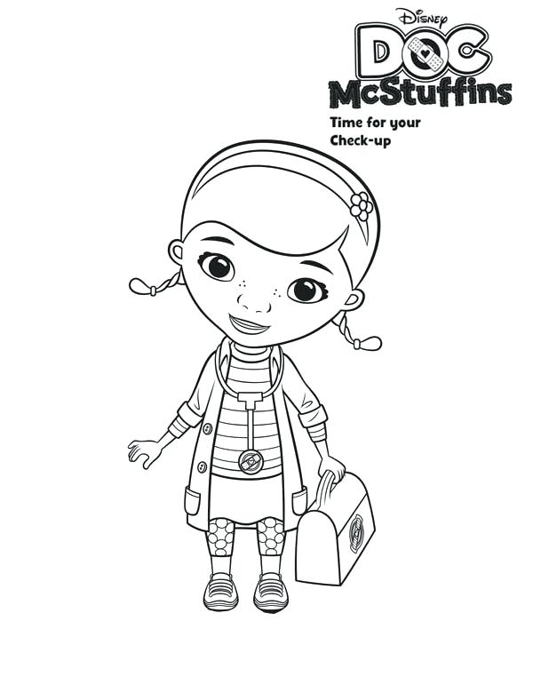 600x771 Doc Mcstuffins Coloring Pages Doc Coloring Pages Here Home Doc