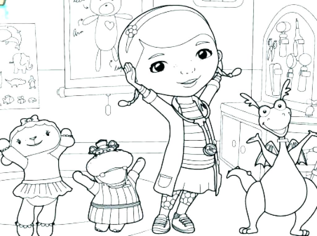 1024x763 Printable Doc Mcstuffins Birthday Invitations Kids Coloring Doc