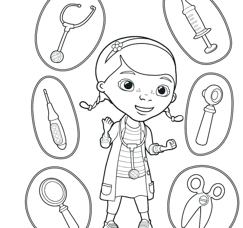 851x800 Outstanding Doc Mcstuffins Printable Coloring Pages Doc Printable