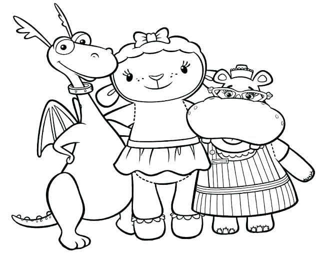 640x507 Doc Mcstuffins Color Page Doc Coloring Pages The Incredible As
