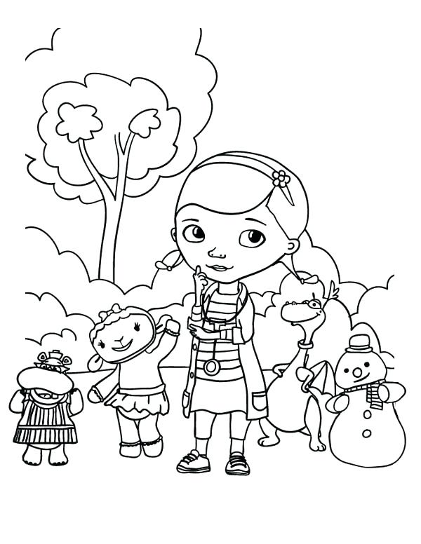 600x776 Doc Mcstuffins Coloring Book Pdf Remarkable Coloring Pages Of Doc