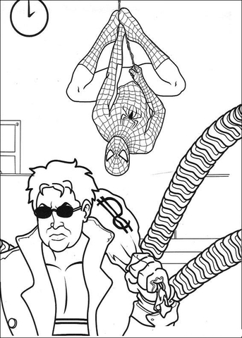 343x480 Doc Ock Coloring Pages