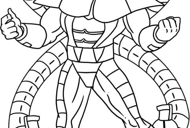 629x425 Doc Ock Coloring Pages Marvel Octopus Coloring Pages Coloring