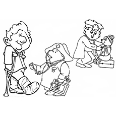 230x230 Top Free Printable Doctor Coloring Pages Online