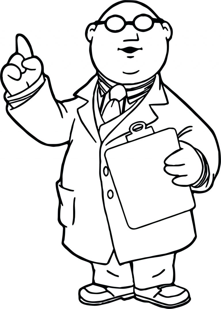 768x1072 Woman Doctor Coloring Pages New Kit Page Office Sheets Pdf