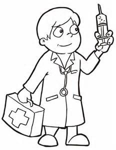 232x300 Female Doctor Coloring Pages Female
