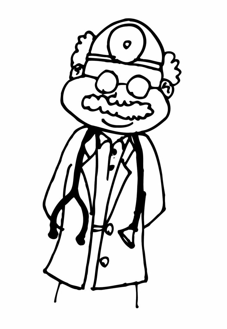 736x1066 Doctor Coloring Free Printable Kids Coloring Pages Clipart