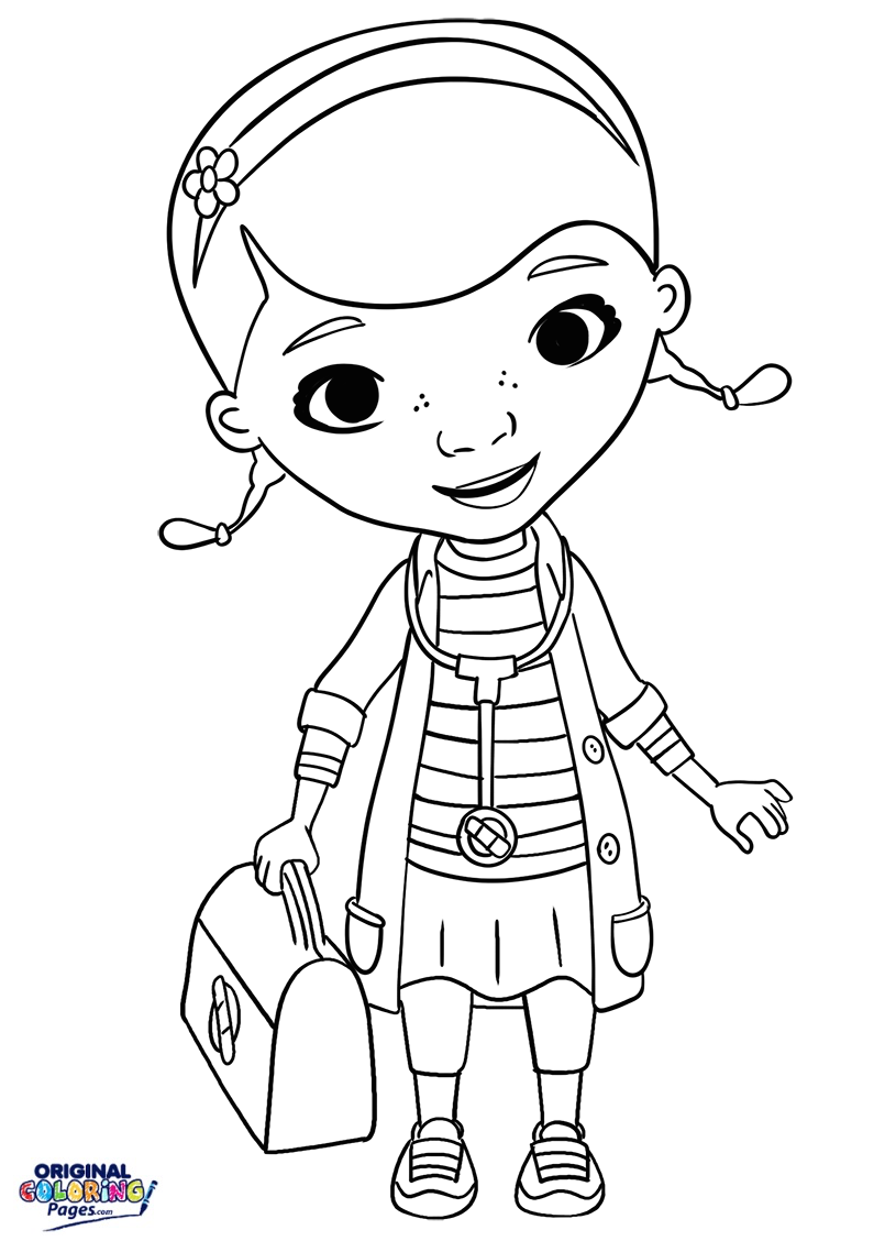 815x1138 Practical Stethoscope Coloring Page Doctor Pag