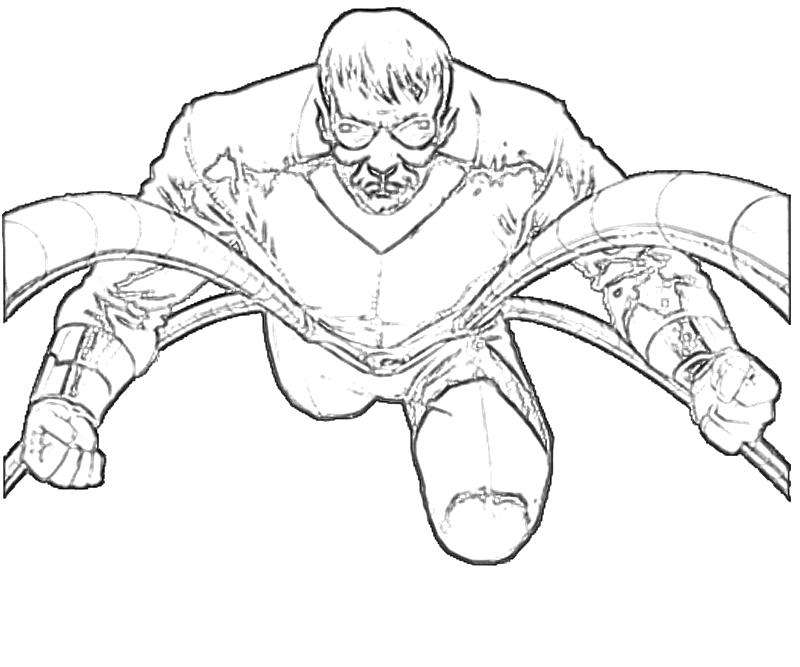 800x667 Doctor Octopus Coloring Pages Many Interesting Cliparts