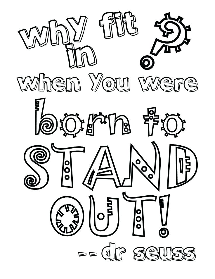 736x954 New Dr Seuss Coloring Pages Printable Or Footage Quotes To Print