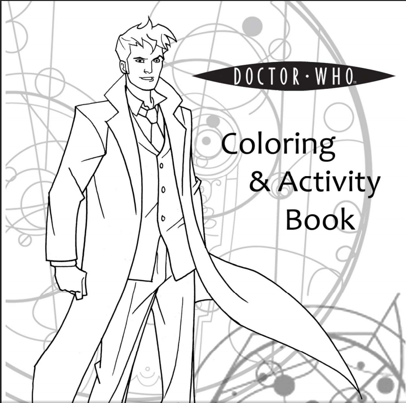 801x794 Free And Printable Page Doctor Who Coloring And Activity Book