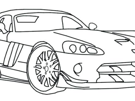440x330 Free Dodge Challenger Coloring Pages Charger Viper Police Car