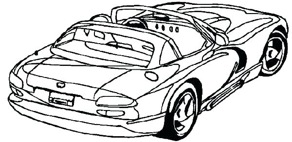 600x293 Hellcat Coloring Pages Dodge Challenger Coloring Pages Viper