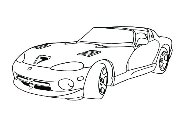 600x424 Dodge Viper Coloring Pages Dodge Charger Coloring Pages Dodge