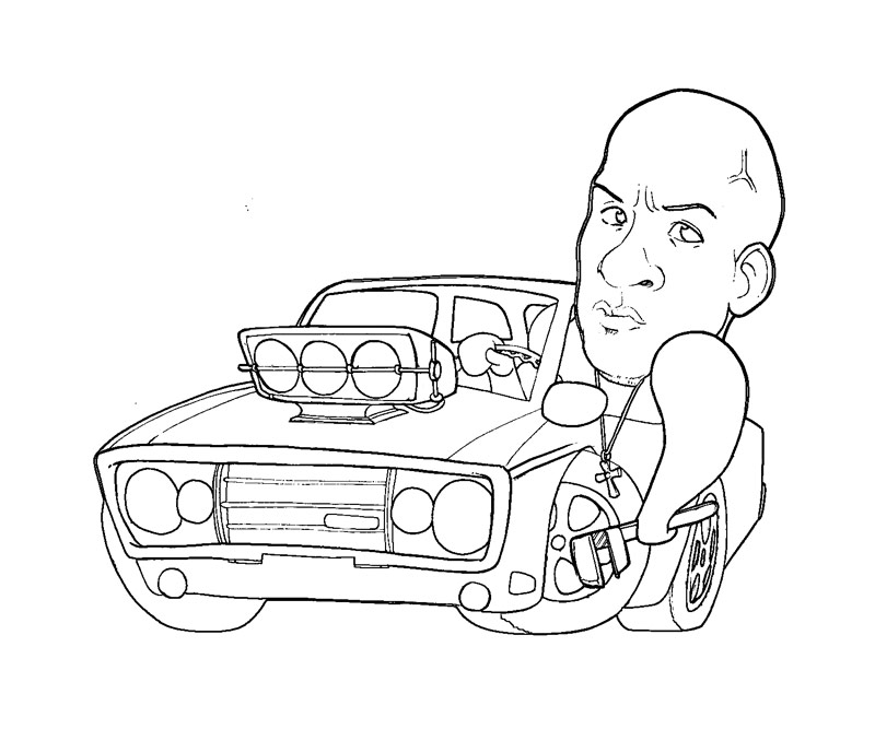 800x667 Fast And Furious Coloring Pages