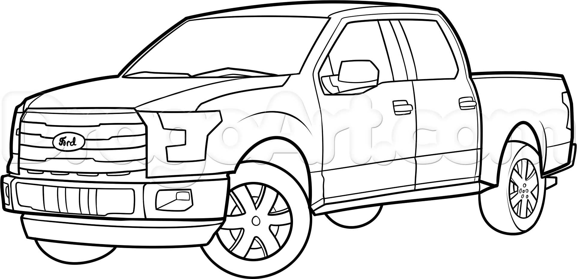 1922x928 Ford Truck Coloring Pages