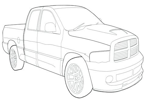 476x333 Dodge Ram Coloring Pages Dodge Car Longhorn Truck Coloring Pages