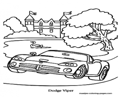 388x312 Dodge Viper Coloring Pages These