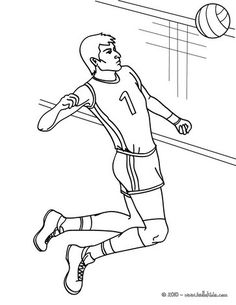 236x305 Volleyball Court Coloring Page More Sports Coloring Pages