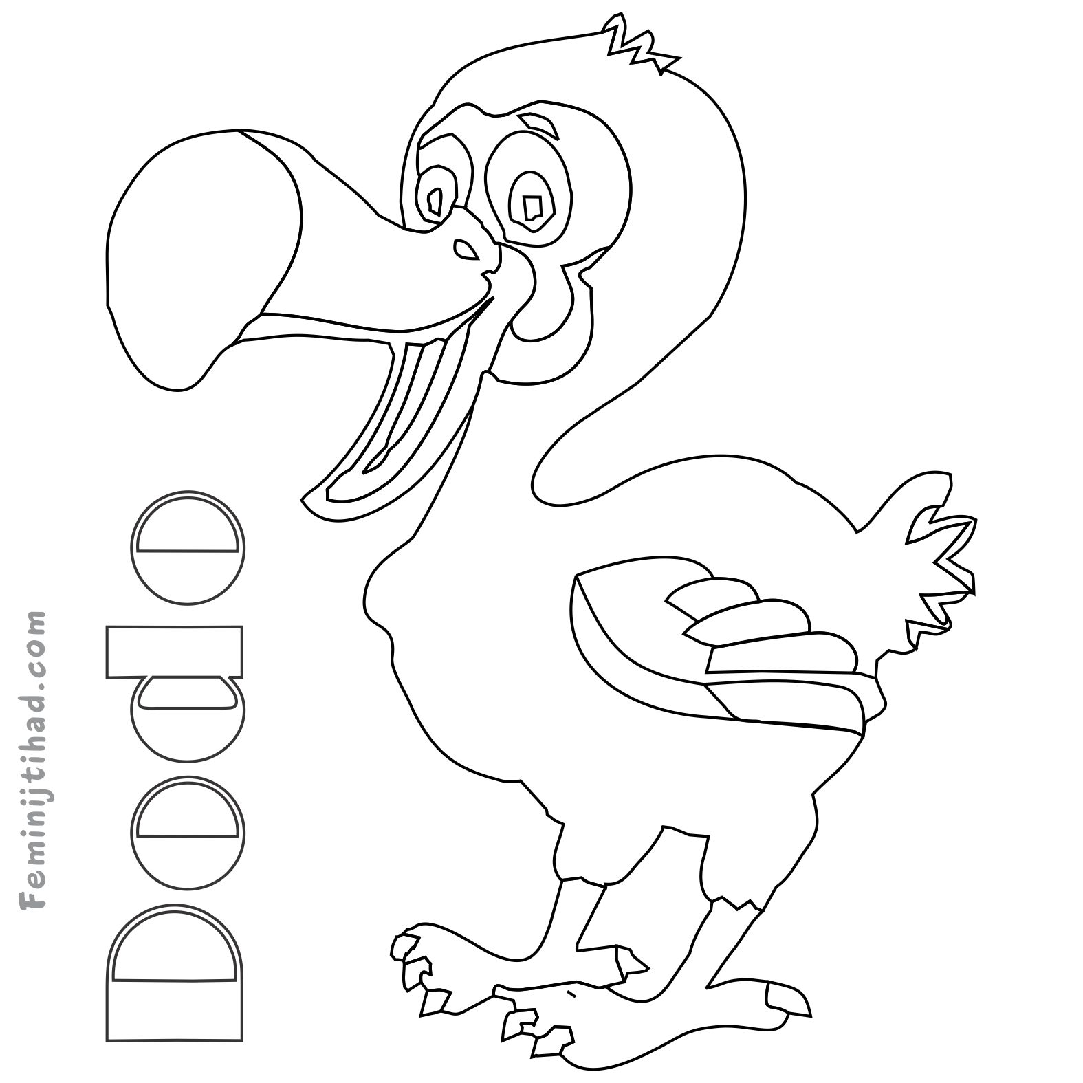 1575x1575 Dodo Coloring Pages To Print Coloring Pages For Kids