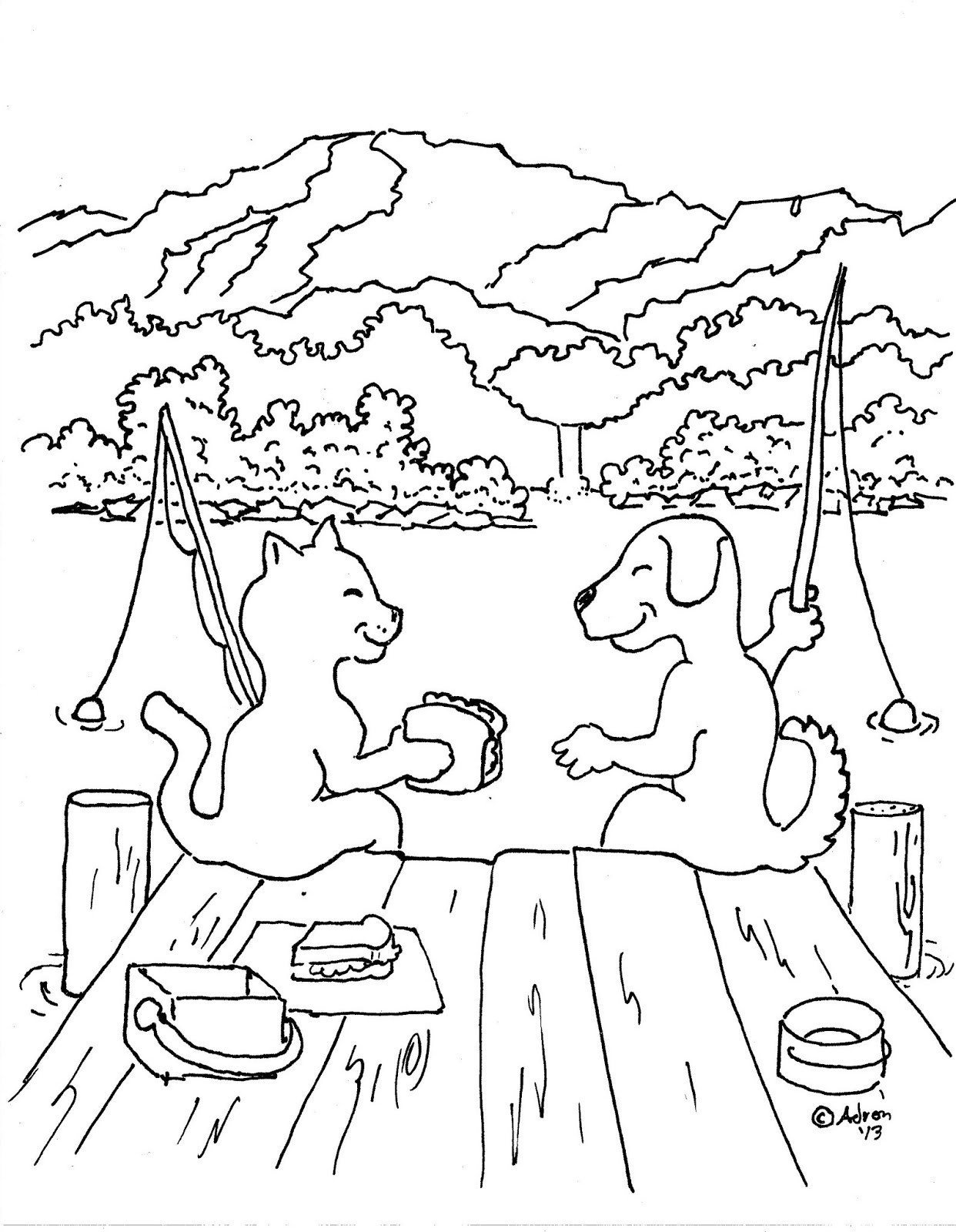 1242x1600 Http Grupomagma Net Images Dogs And Cats Coloring Pages