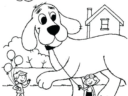 440x330 Clifford Big Red Dog Coloring Pages Coloring Gallery