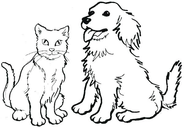 600x420 Dogs Coloring Page Dog Bone Coloring Pages Cartoon Dogs Colouring