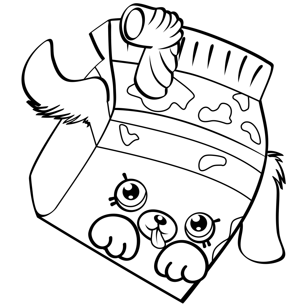1024x1024 Petkins Coloring Page Dog Snout
