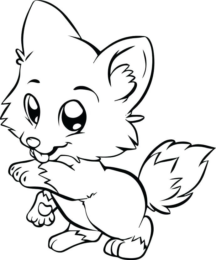 689x830 Cute Dogs Coloring Pages