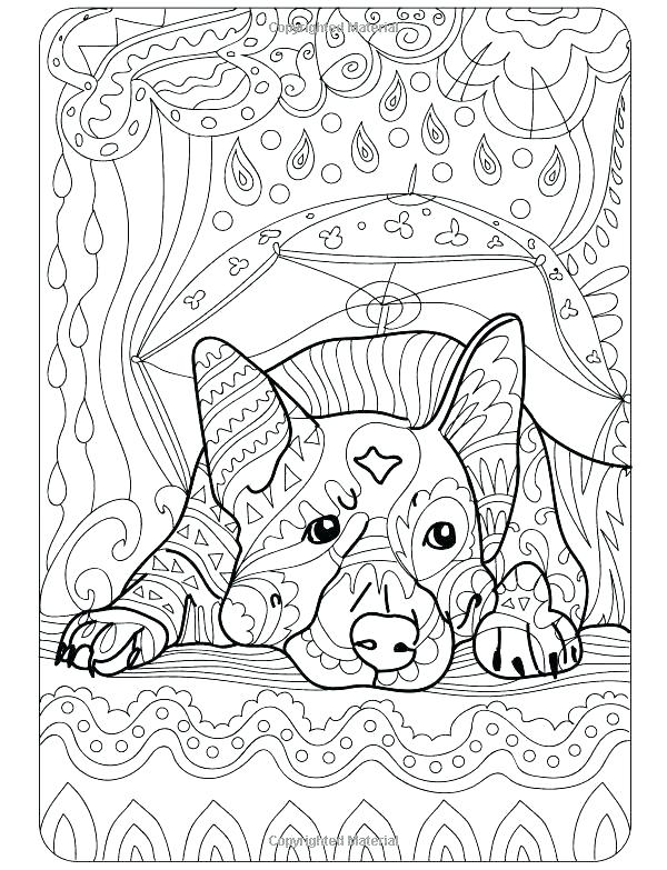 600x783 Coloring Pictures Of Dogs Dog Coloring Pages For Adults Free