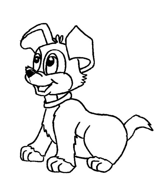 600x750 Picture Of A Cute Dog Coloring Page Color Luna