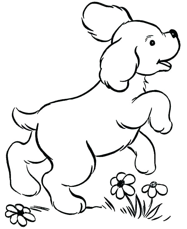 600x734 Dog Coloring Pages