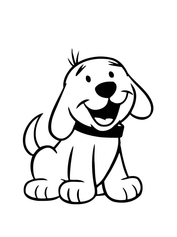 600x800 Cute Dog Coloring Pages For Preschool