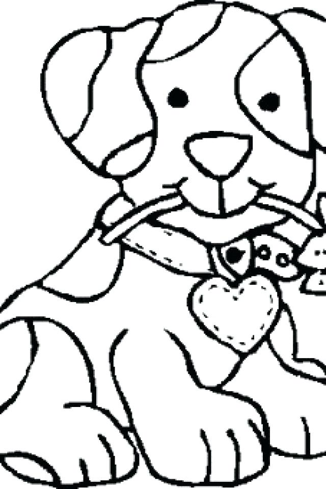 640x960 Coloring Pictures Of Dog Coloring Dog Coloring Pages For Kids Dog