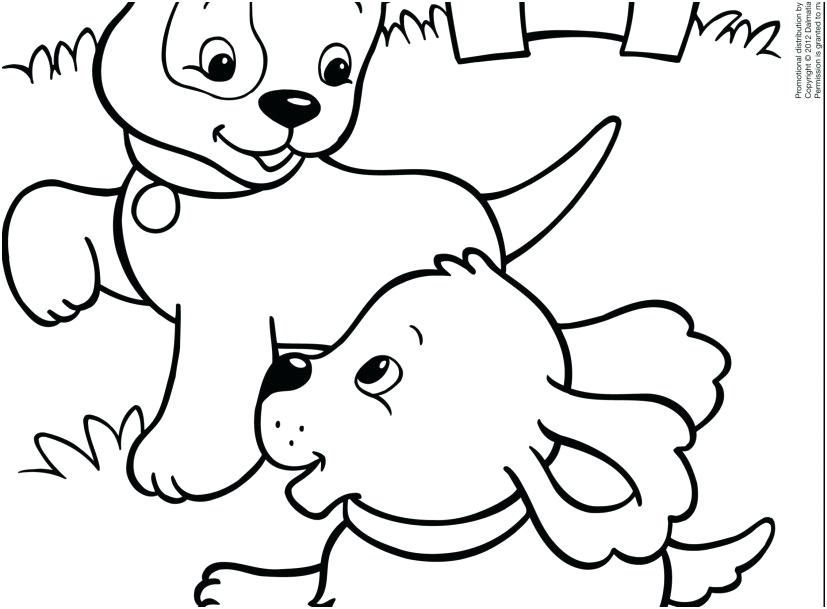 827x609 Puppy Coloring Pages To Print Free Printable Puppy Coloring Pages