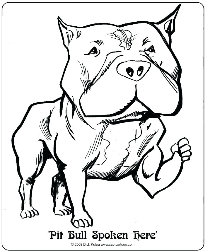 700x857 Pitbull Coloring Pages Coloring Pages For Dog Drawings Free