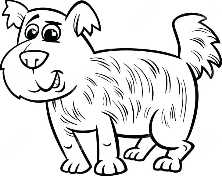 728x576 Chihuahua Dog Family Coloring Pages Black And White Cartoon