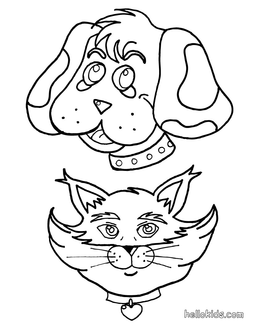 820x1060 Dog's Family Coloring Pages