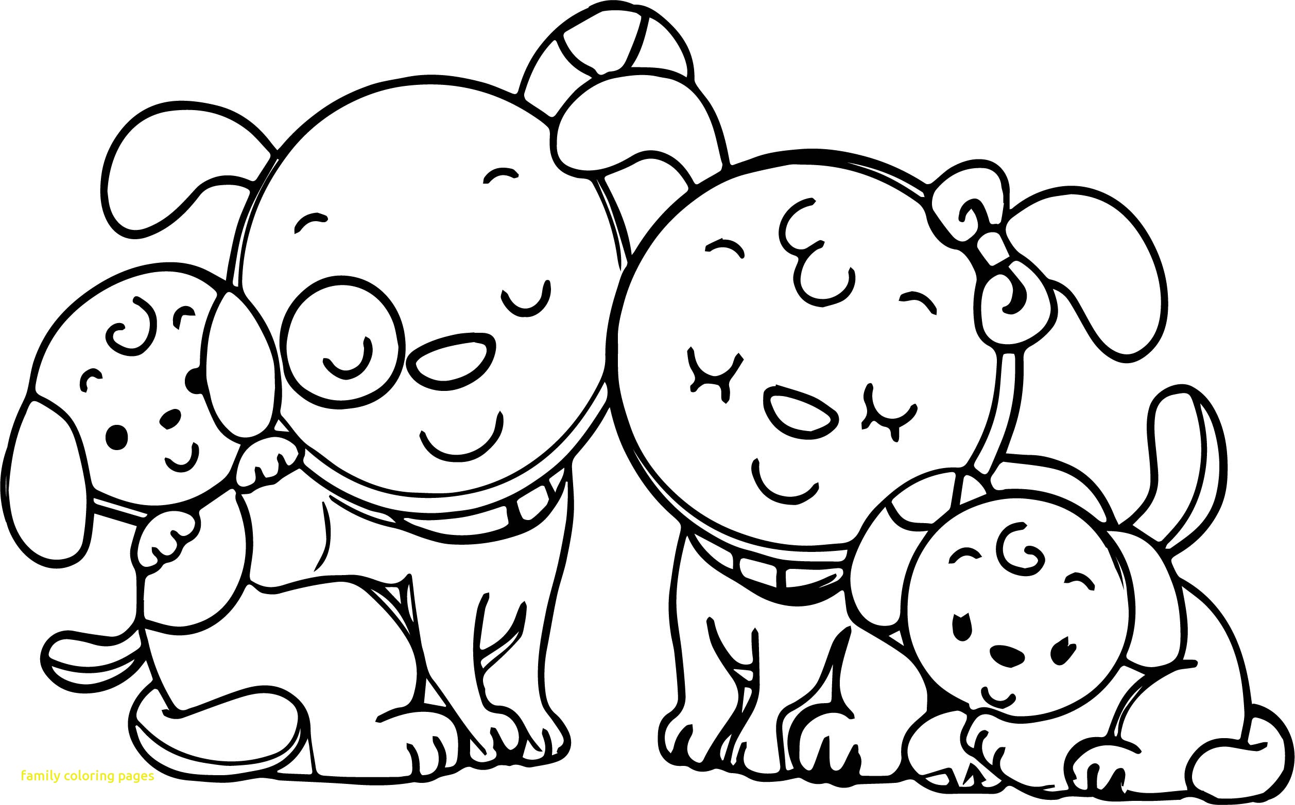 2515x1565 Family Coloring Pages With Animal Dog Page New