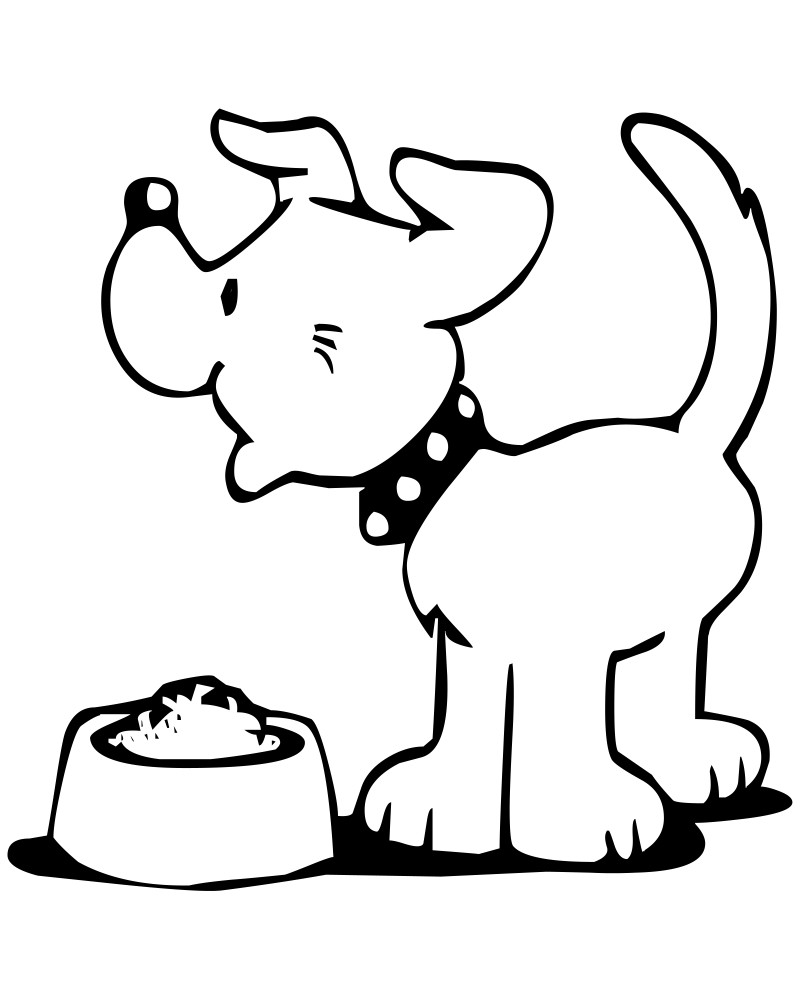 800x1000 Dog Coloring Pages For Kids