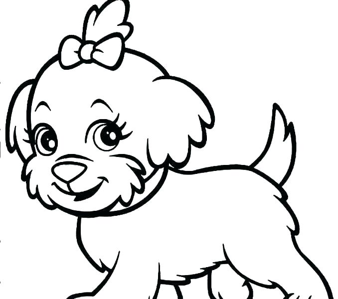 678x600 Dog Coloring Pages For Kids Dog Printable Coloring Pages Dog