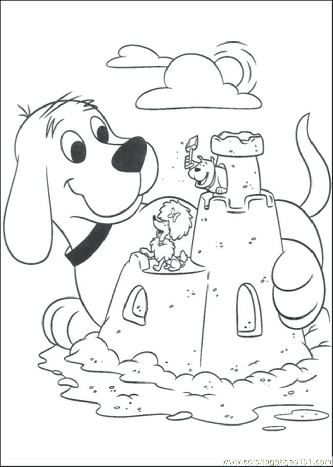 650x912 Clifford The Big Red Dog Halloween Coloring Pages Free Color Tree