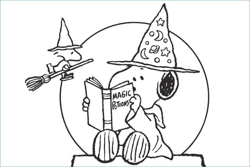 850x570 Cute Halloween Coloring Pages Dog