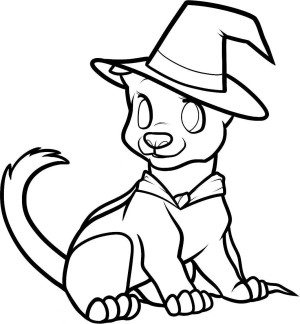300x324 Dog Coloring Pages Halloween Coloring Pages With Dogs Cute