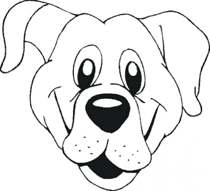 728x660 Coloring Pages Of Dog Head